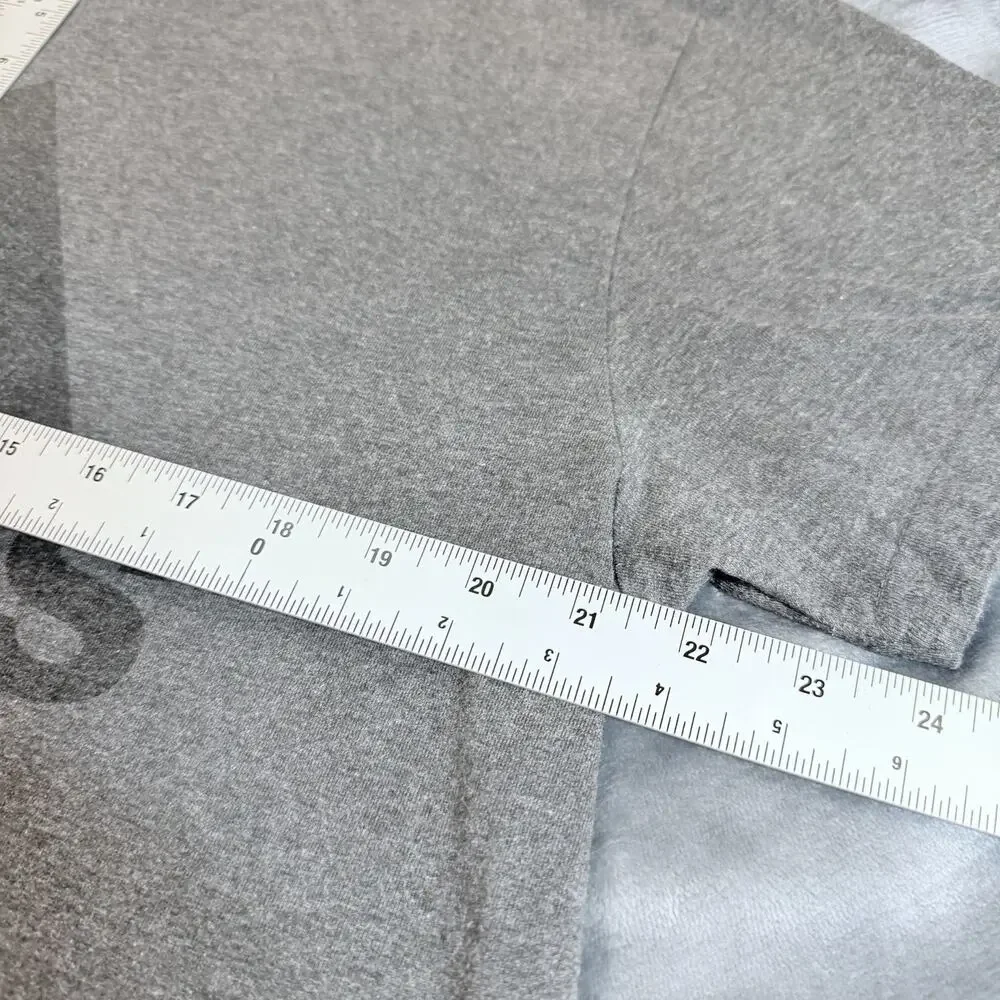 Adidas Mens Logo Tee Golf T-Shirt Sz XL Gray